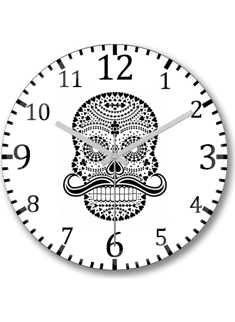 Baskı Dükkanı Print Shop Nakama One Piece Wall Clock Curved Real Glass 
