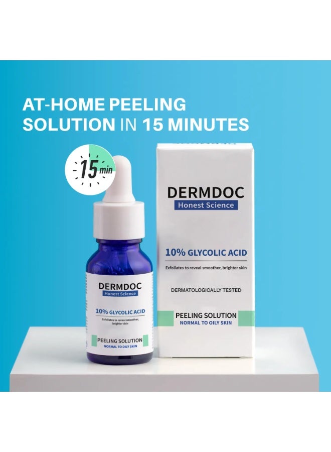 DermDoc Skin Glow Pack of Two Serum – Glycolic acid serum(15ml) & Niacinamide Brightening Serum (15ml) | Pore Cleansing | Fragrance-Free | Oily Skin & Glow Formula - Image 2