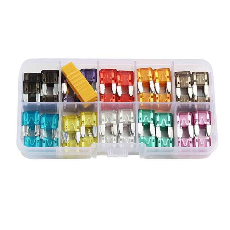 Small Car Fuse Set 120 Pieces 2A To 35A With Plastic Box Color M - Image 4