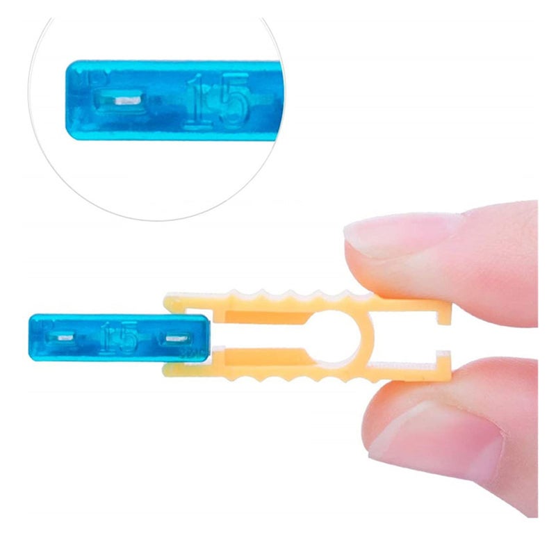 Small Car Fuse Set 120 Pieces 2A To 35A With Plastic Box Color M - Image 5