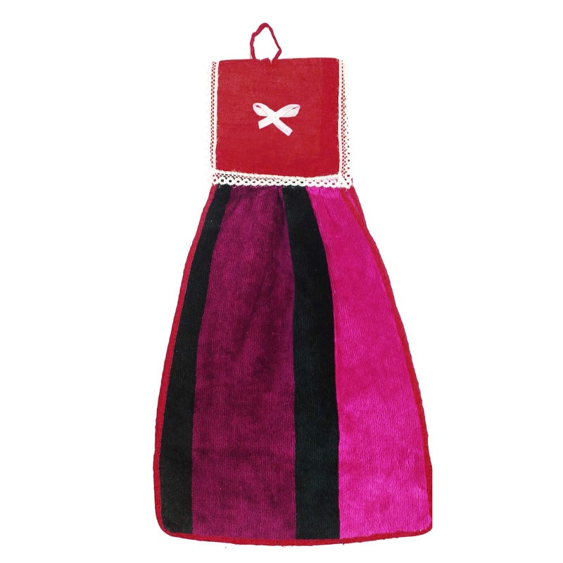 Kuber Industries Hanging Cotton 3 Pieces Cotton Washbasin Napkin/Hand Towel for Kitchen and Bathroom (Multi) - Image 3