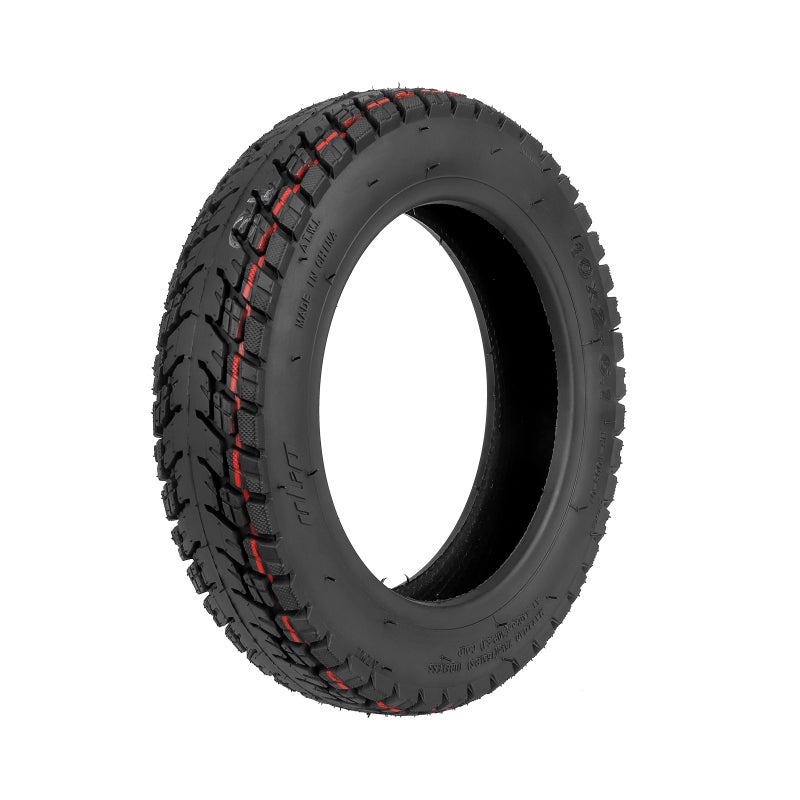 Self-Repairing Tire 10x2-6.1 Black Premium Rubber - Explosion-Proof Tubeless Tire for 10 Inch Electric Scooters Front or Rear Wheels - Image 1