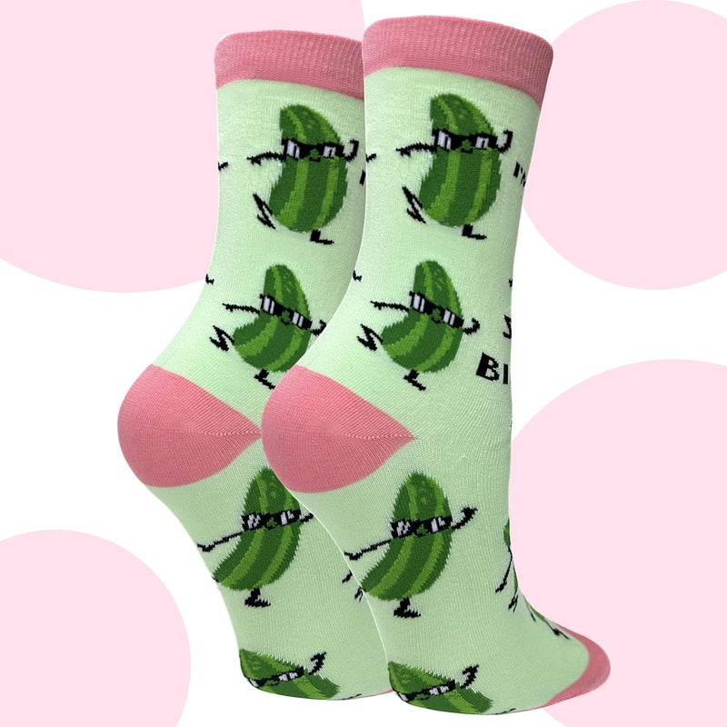 WHOTAY Funny Pickles Socks Crazy Novelty Pickle Gifts for Women Men and Kids Fun Socks Mens Gag Gifts - Image 2