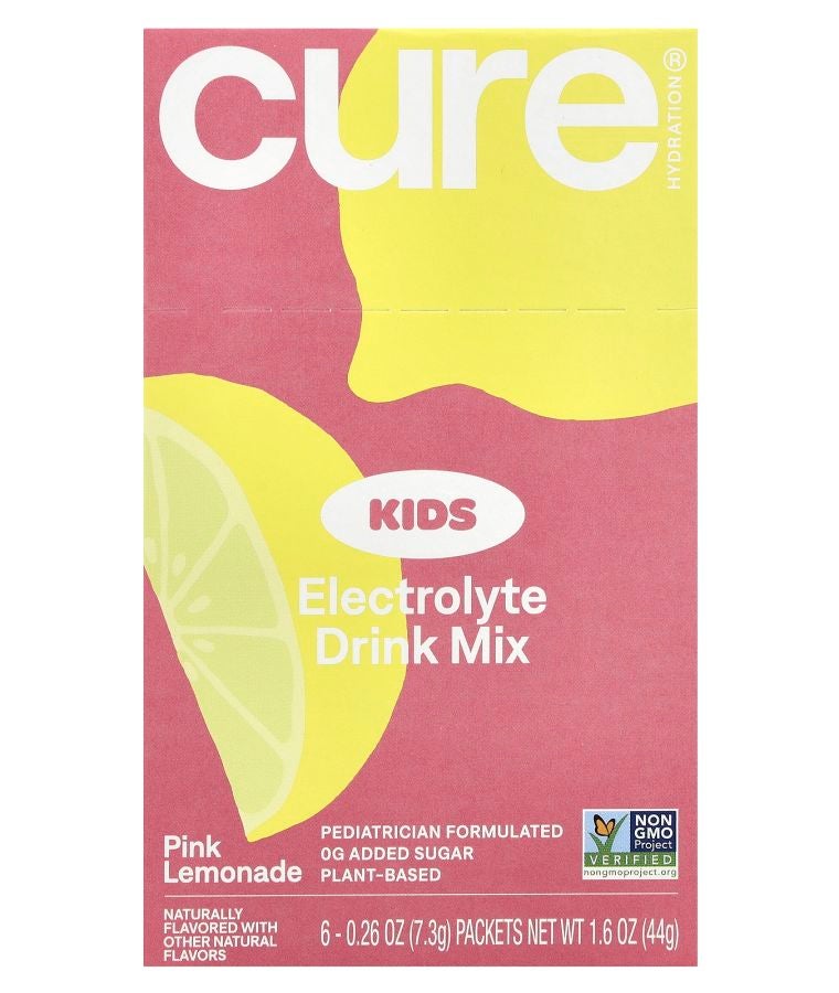 Kids Electrolyte Drink Mix Pink Lemonade 6 Packets 0.26 oz (7.3 g) Each