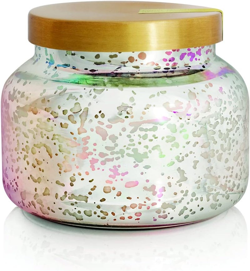 Capri Blue Mercury Iridescent Signature Jar Candle - 19 Oz - Pineapple Flower - Image 1