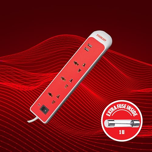 Eveready Everprotect Pro X2 - Spikeguard 2 Mtr White & Red - Image 2