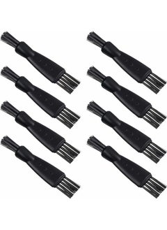Patelai Black Double Sided Razor Trimmer Shaver Cleaning Brush Set, 8 Pieces  - Image 1