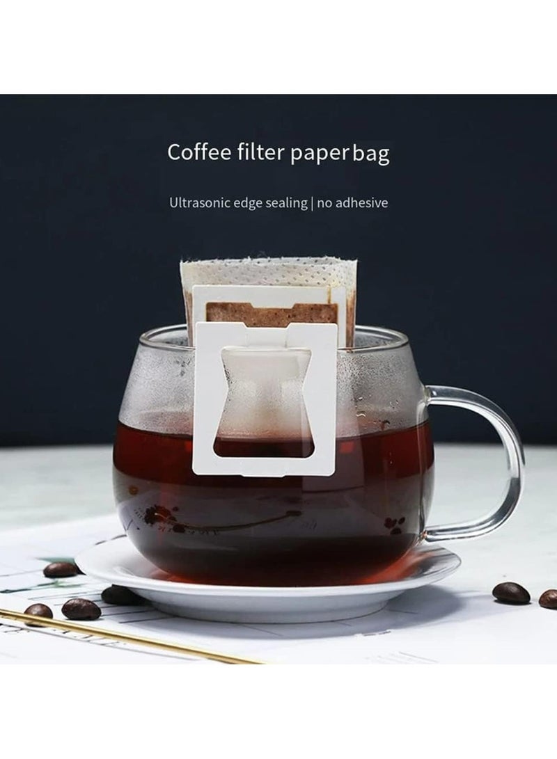 Oasisgalore 100 Count Disposable Coffee Filters - Hanging Ear Drip Coffee Bags for Travel, Camping, Home & Office Use - Image 3