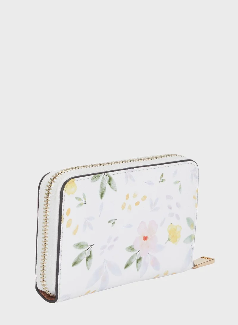 PARFOIS Basic Orchid Printed Purse