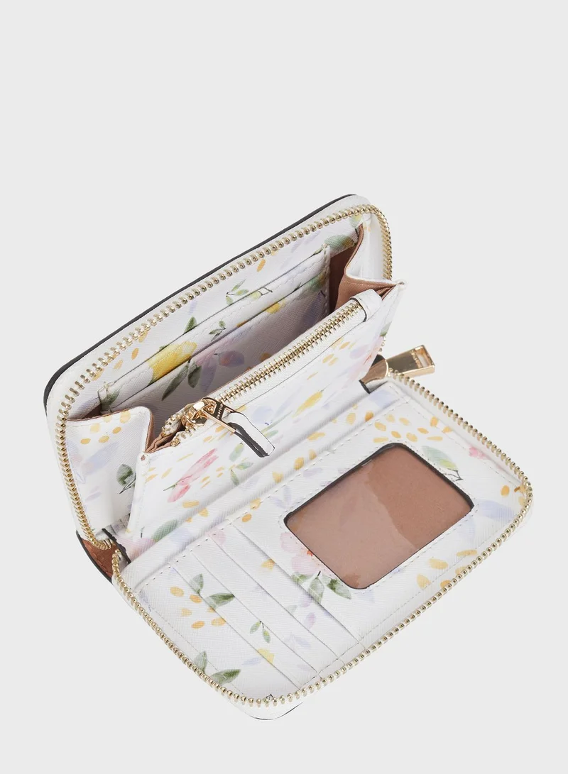 PARFOIS Basic Orchid Printed Purse