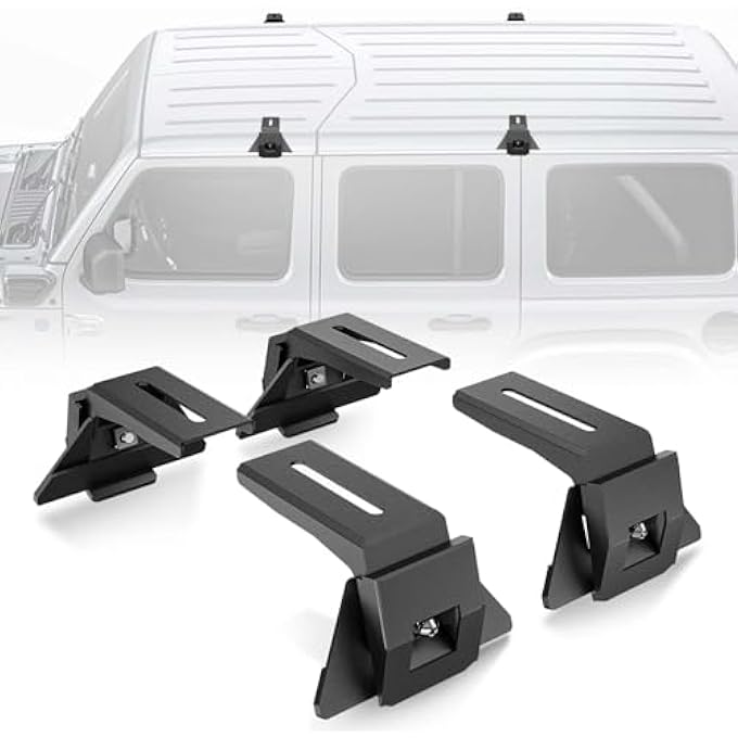rayihni Roof Rack Mounting Brackets Compatible with Wrangler JL JK 2007-2024, Gladiator JT, Cherokee XJ 1984-2001 - Image 1