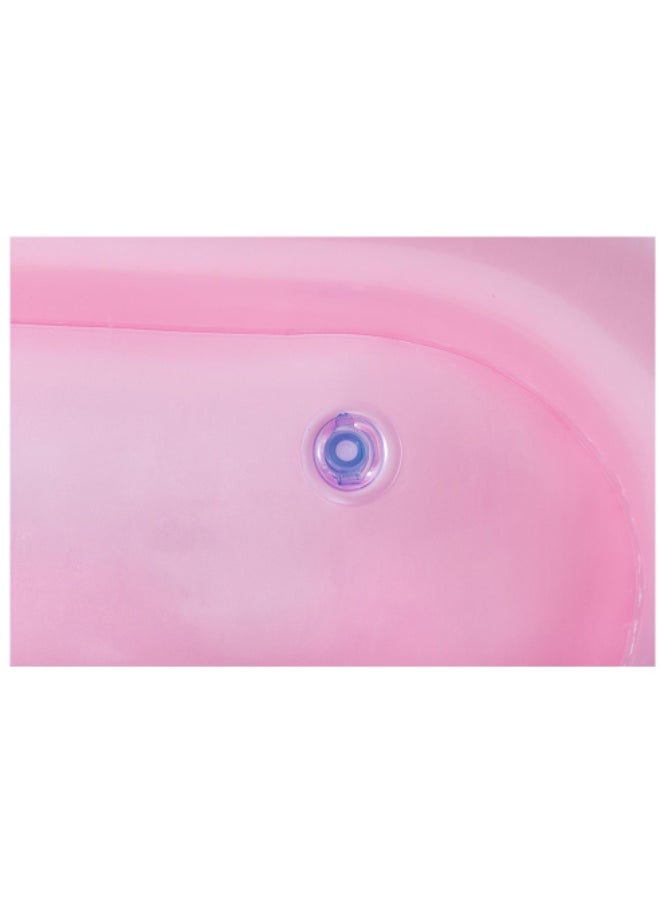 This flamingo-shaped swimming ring helps you relax in the pool. It's inflatable and suitable for outdoor and backyard use. Suitable for ages 3 and up. Ideal for beach and lake vacations, as well as swimming trips. Made of high-quality vinyl, it ensures safety and durability, with smooth stitching for optimal comfort. With safety valves, it's easy to inflate and transport.