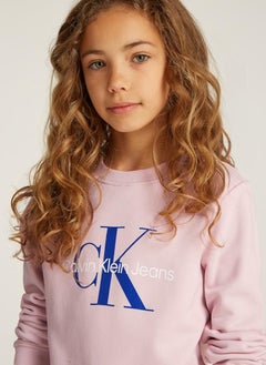 Calvin Klein Jeans Youth Graphic Logo Sweatshirt  - Image 3