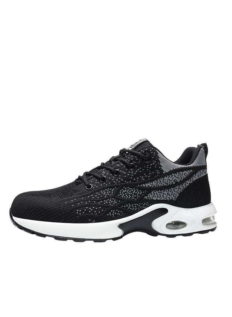 أحذية عمل مقاومة للصدمات والثقب بأصابع فولاذية للرجال أحذية أمان خفيفة الوزن ومقاومة للانزلاق