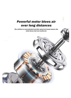 OUYoo OUYoo New Portable Handheld Misting Fan, Rechargeable Battery Operated Misting Fan, Water Mist Fan, Outdoor Misting Personal Cooling Device, Makeup Cooling Fan Travel, Beach (White)  - Image 5