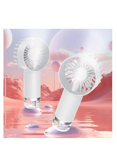 OUYoo OUYoo New Portable Handheld Misting Fan, Rechargeable Battery Operated Misting Fan, Water Mist Fan, Outdoor Misting Personal Cooling Device, Makeup Cooling Fan Travel, Beach (White)  - Image 4