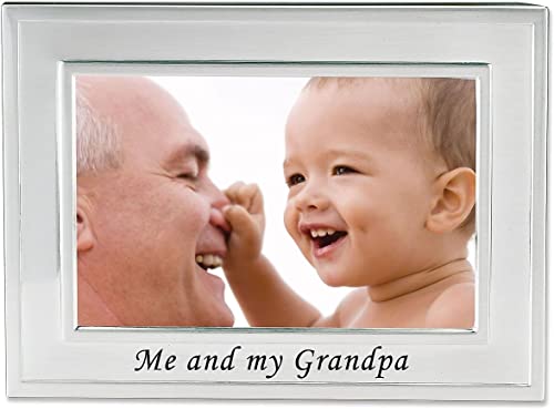 Lawrence Frames Me and My Grandpa Silver Plated 6x4 Picture Frame - Me And My Grandpa Design - Image 5