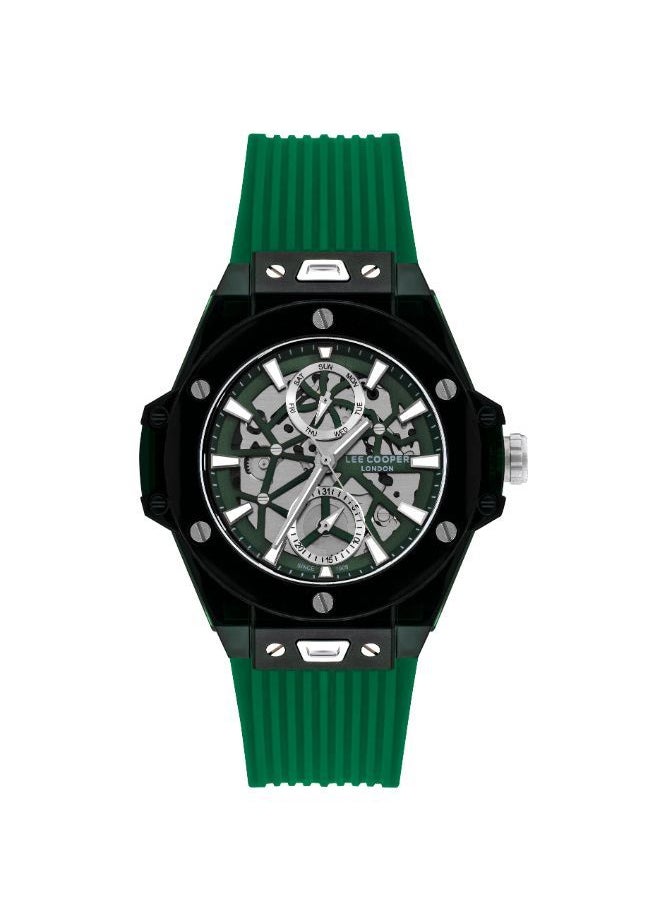 Lee Cooper Men's Multi Function Green Dial Watch - LC07975.777  - Image 1