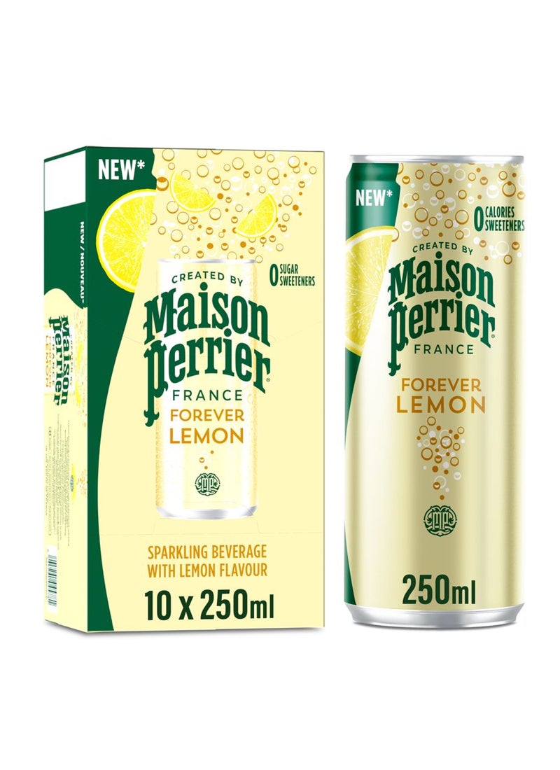 Perrier Forever Lemon Sparkling Water Can - Image 1