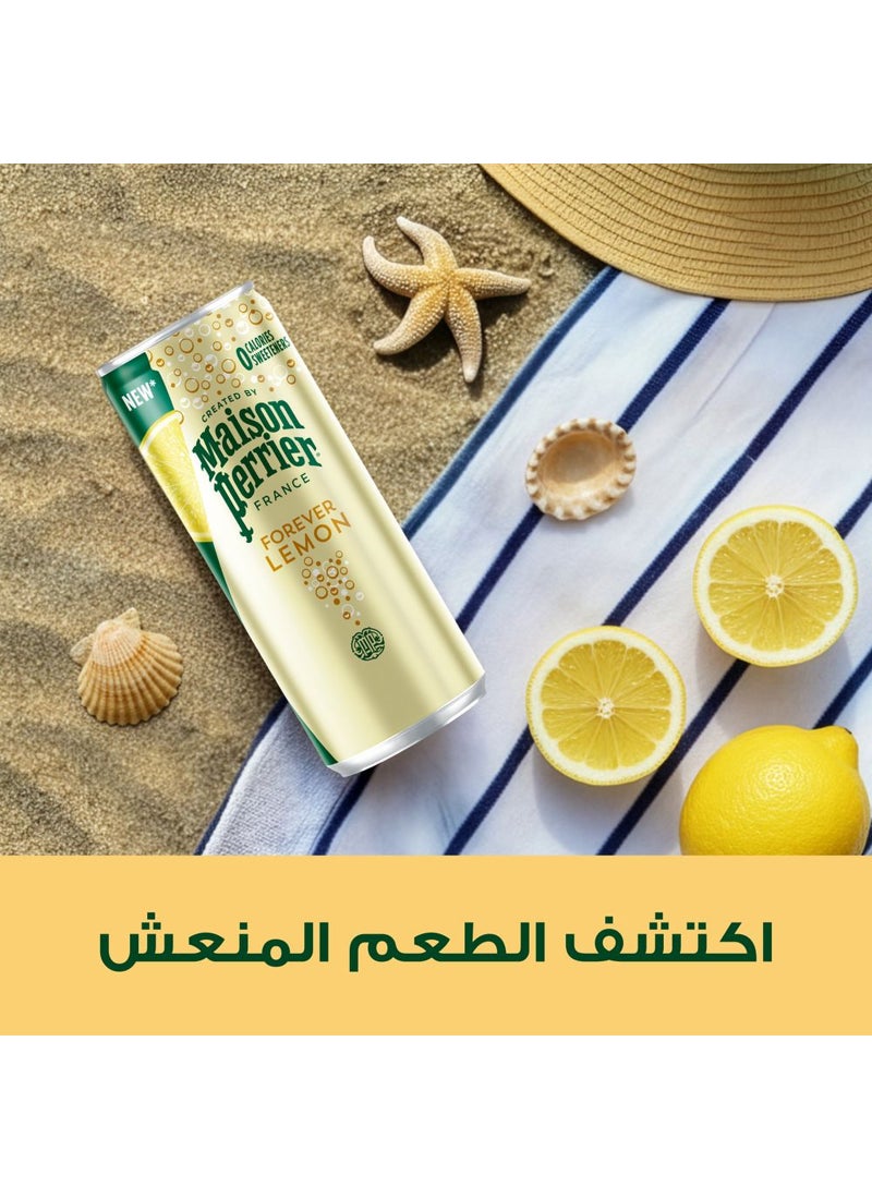 Perrier Forever Lemon Sparkling Water Can - Image 5