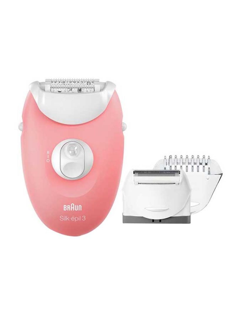 Hair Removal Epilator White/Pink