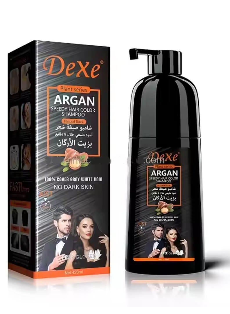 DEXE HAIR SHAMPOO FOR COLORING HAIR NATURAL BLACK  - Image 1