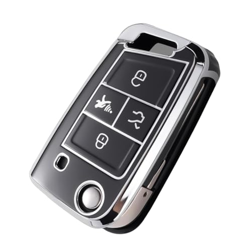 Tautrophen Key Fob Cover for Volkswagen 20152024 Tiguan Golf GTI Altas Jetta Taos - Image 1
