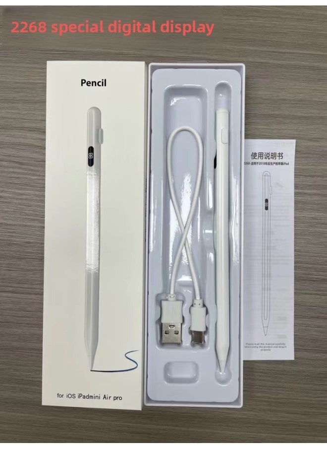 2260 Universal Stylus Type-c Interface On-the-go Power Consumption Display For AppleAndroid Capacitive Pen-Color:2268 Digital Display Model For AppleOnly  - Image 1