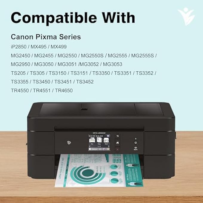 545XL BLACK COMPATIBLE WITH CANON 545 PG545 COMPATIBLE WITH CANON PIXMA TS3150 TS3350 TS3450 TR4550 MX495 MG2555 MG3050 PRINTER CARTRIDGES (2 BLACK) - Image 2