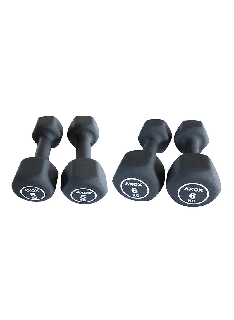 AXOX Neoprene Dumbbell 1kg - 10kg Set - Image 4