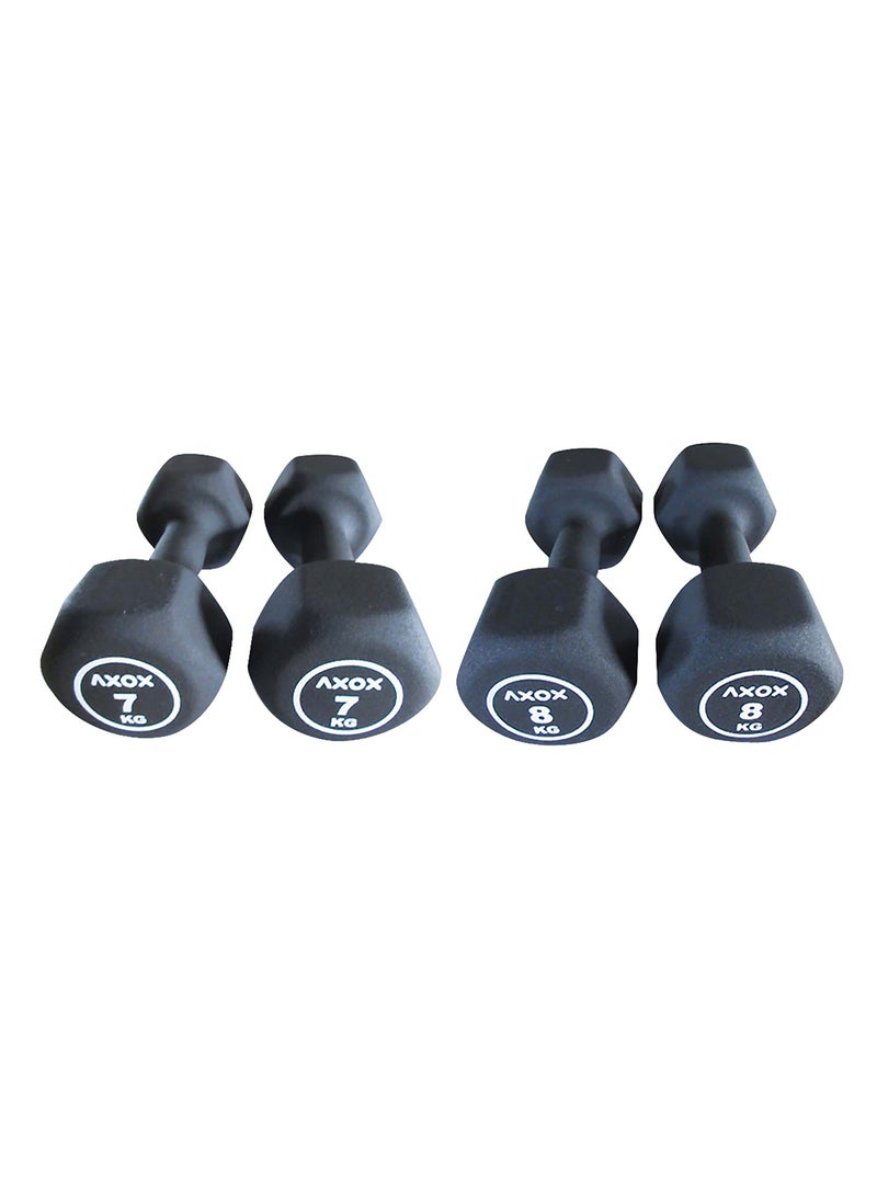 AXOX Neoprene Dumbbell 1kg - 10kg Set - Image 5
