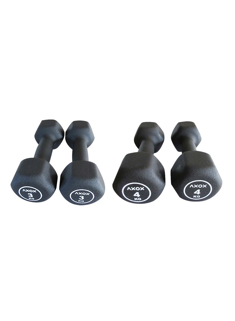 AXOX Neoprene Dumbbell 1kg - 10kg Set - Image 3