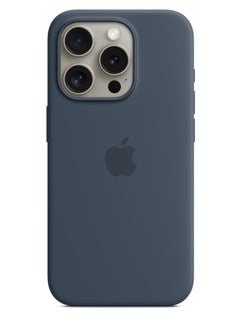 Iphone Silicone Magnetic Case, Durable Silicone Case With Magsafe, Comfortable Soft Iphone Protection Case For Iphone 15 Pro Max, 15 Plus, Pro, ( Storm Blue Color )