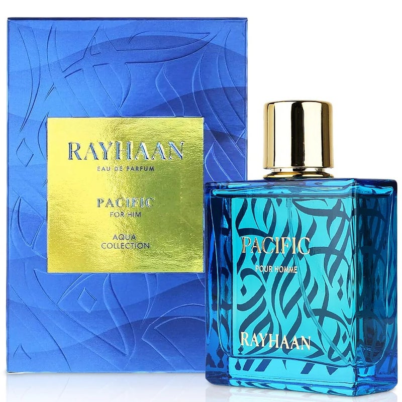 RAYHAAN Pacific for Men Eau de Parfum Spray, 3.4 Ounce - Image 2
