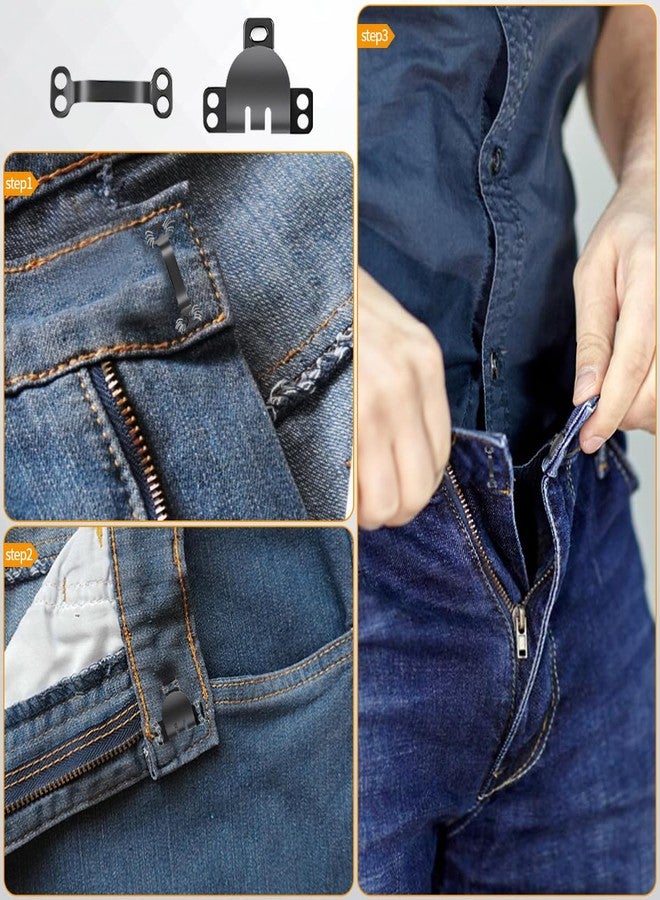 Quadafy 150 Pairs 3 Styles Skirt Hooks and Hook and Eye Sewing Buttons for Clothes, Metal Snaps Buttons Fasteners Press Studs Set for Skirt, Dress, Bra Hooks, Trousers, Sewing DIY Craftingt - Image 3