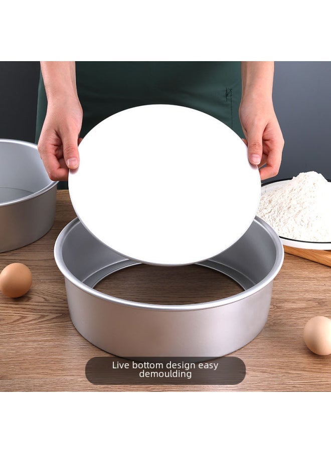 Polarized Oxidation Active Bottom Cake Mold Non-stick Fixed Bottom 4-inch 6-inch 8-inch Mousse Round Mold Kitchen Baking Tools-Specifications - Image 3