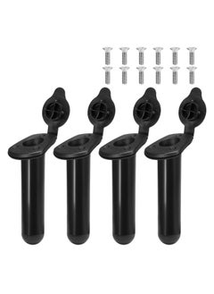 NIBEMINENT 4-Piece Kayak Fishing Rod Holder With Cap 24.0x20.0x10.0cm  - Image 1