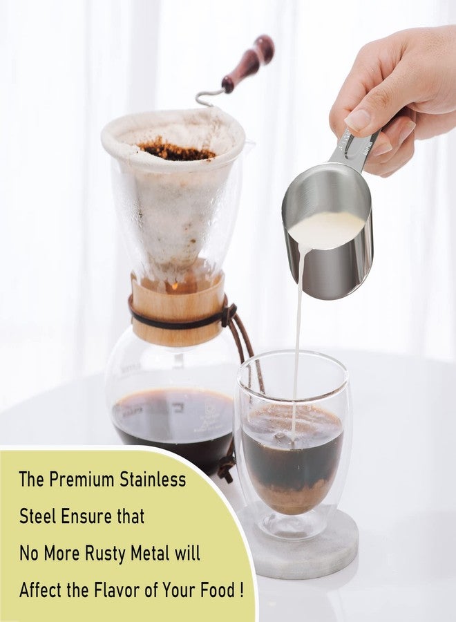 BERYLER 1PCS 3/4Cup (180ml, 6oz) Single Measuring Cup, Stainless Steel Measure Scoop, Metric and US Measurement, Dishwasher Safe - Image 4