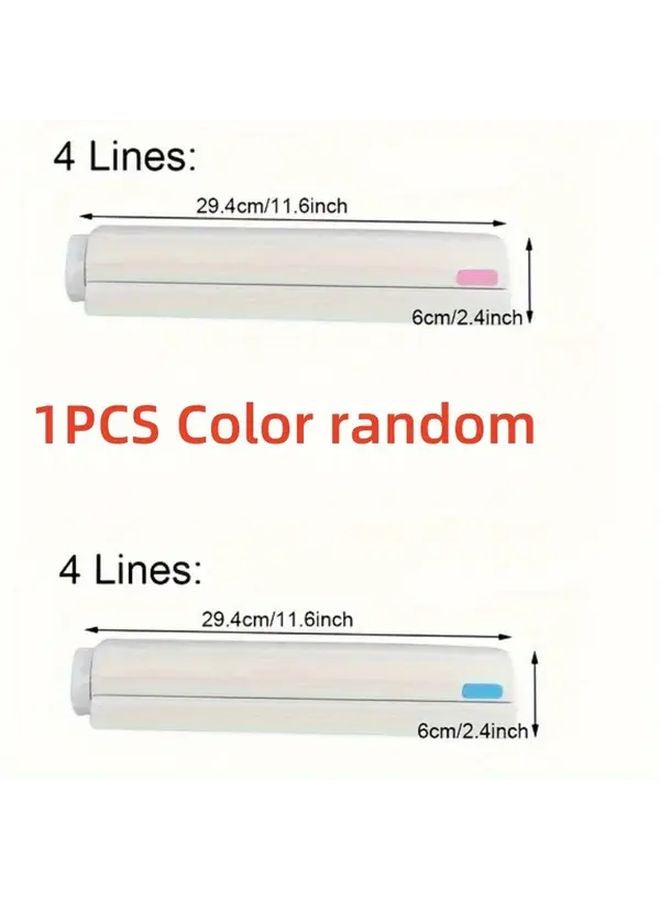 Retractable Wall Mounted Clothesline Hanger 4 Rows Space Saving Invisible Laundry Rack - Image 1