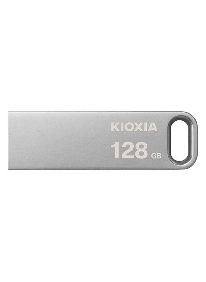 U366 TransMemory USB Flash Drive 128GB Silver