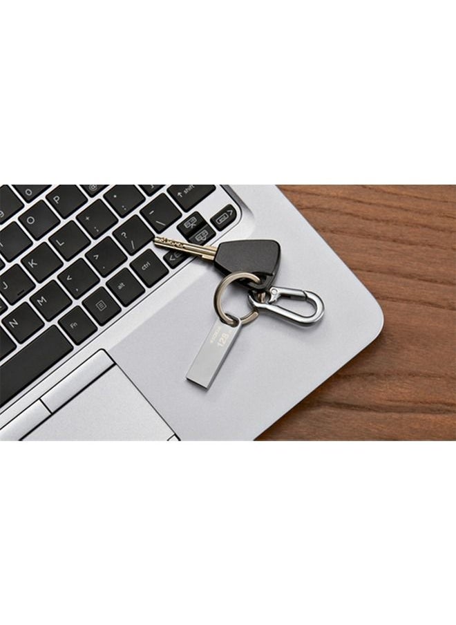 U366 TransMemory USB Flash Drive 128GB Silver
