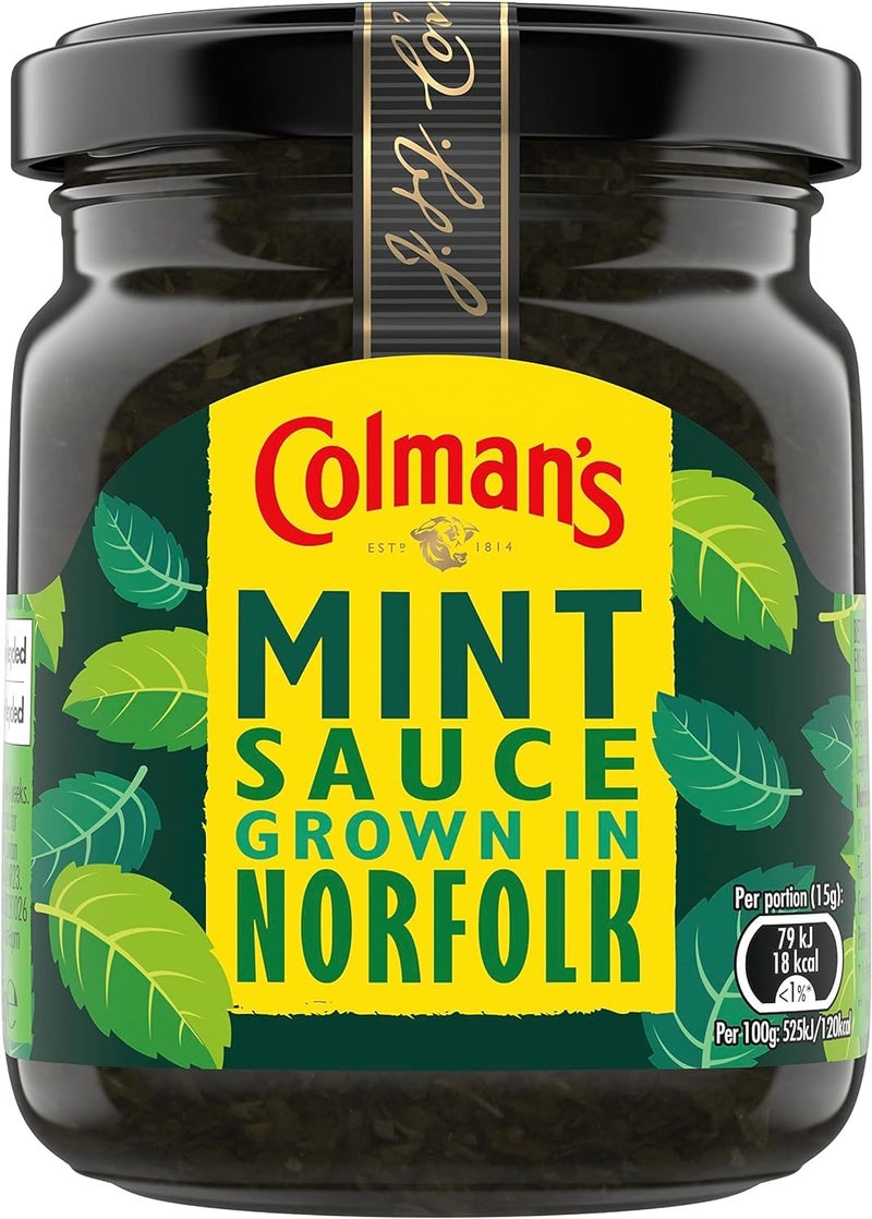 Colman's Colmans Fresh Garden Mint Sauce Original Colmans Classic Mint Sauce Imported From The UK England The Very Best Of British Mint Sauce - Image 5