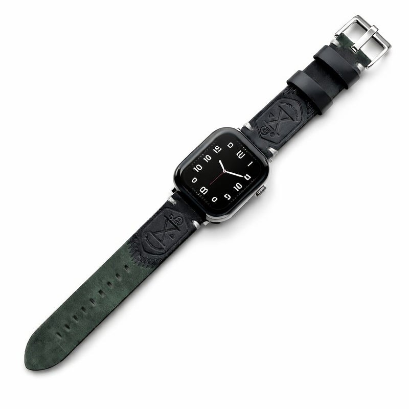 Hand Stitched Crazy Horse Leather Genuine Leather Watch Band New Dark Brown 42mm 44mm 45mm 46mm 49mm - Image 1