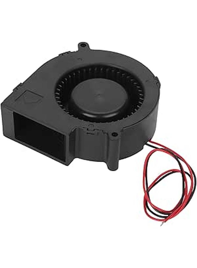 12V Portable BBQ Blower Fan High Air Volume Fireplace Bellows with Ball Bearing for Outdoor Camping Cooking - Image 1