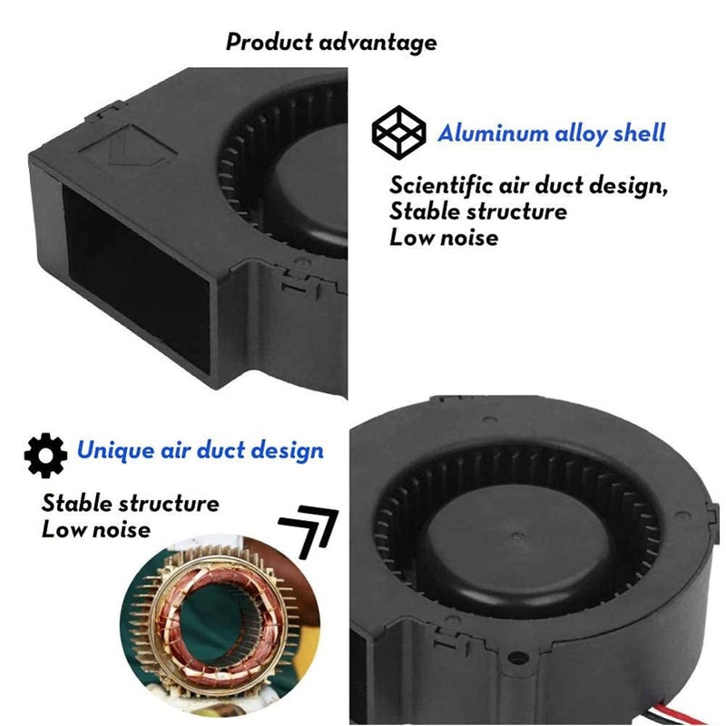 12V Portable BBQ Blower Fan High Air Volume Fireplace Bellows with Ball Bearing for Outdoor Camping Cooking - Image 5