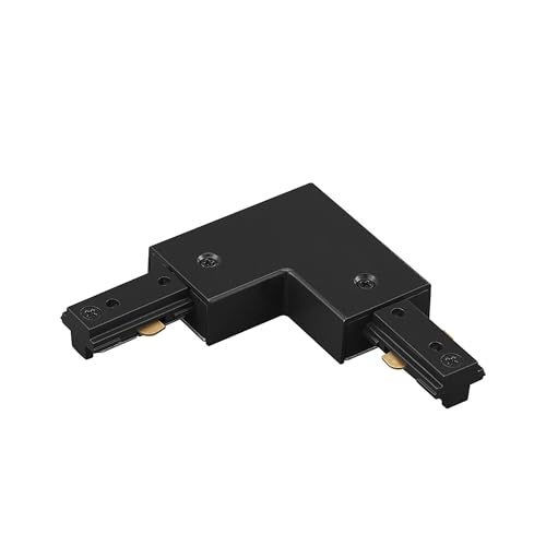 WAC Lighting, H Track Left L Connector in Black - Image 1
