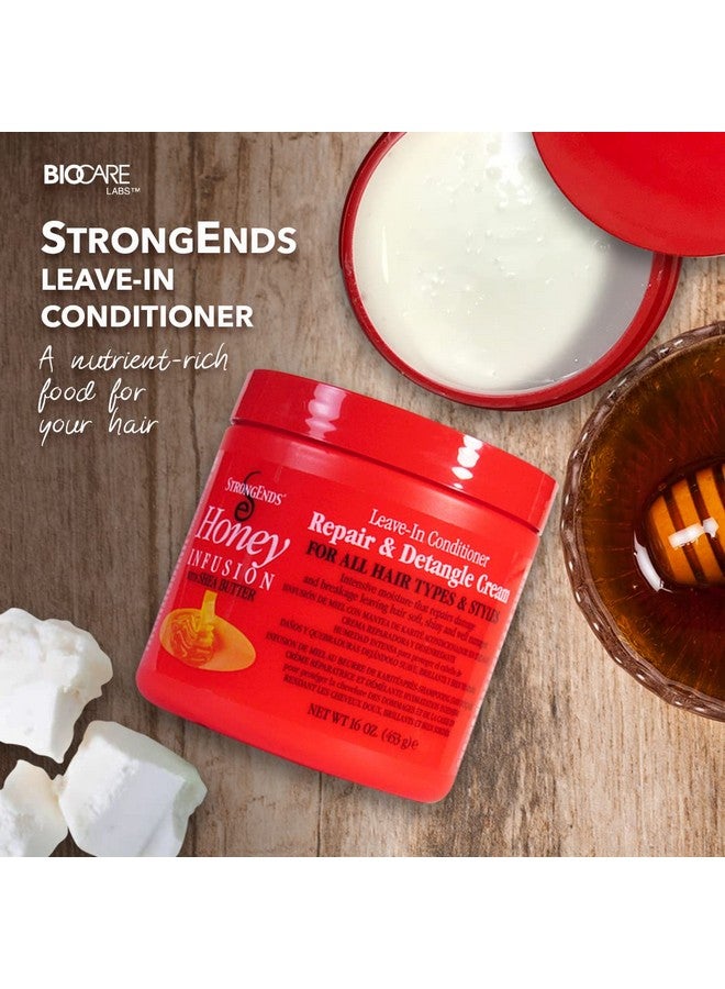 Biocare Strongends Leavein Conditioner Repair & Detangle Cream 16 Oz - Image 4