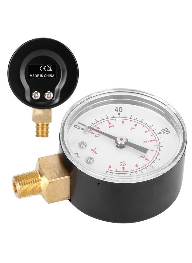 Thoraya 0-160psi 0-11bar Vacuum Pressure Gauge Manometer with Dual Scale for Water Oil Gas Liquid  - Image 5