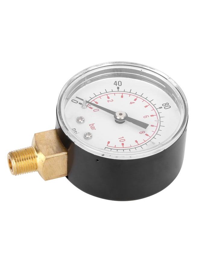 Thoraya 0-160psi 0-11bar Vacuum Pressure Gauge Manometer with Dual Scale for Water Oil Gas Liquid  - Image 3