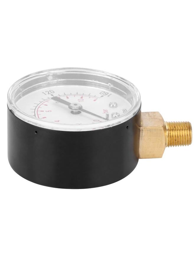 Thoraya 0-160psi 0-11bar Vacuum Pressure Gauge Manometer with Dual Scale for Water Oil Gas Liquid  - Image 4